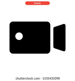 camera icon isolated sign symbol vector illustration - high quality black style vector icons
