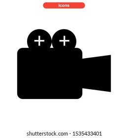 camera icon isolated sign symbol vector illustration - high quality black style vector icons
