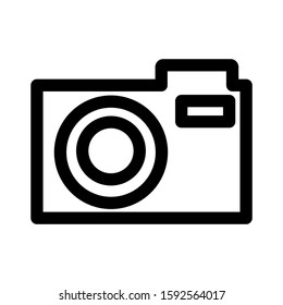 camera icon isolated sign symbol vector illustration - high quality black style vector icons
