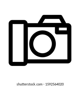 camera icon isolated sign symbol vector illustration - high quality black style vector icons

