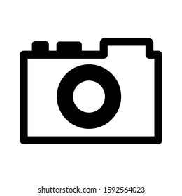 camera icon isolated sign symbol vector illustration - high quality black style vector icons
