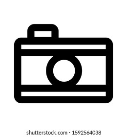 camera icon isolated sign symbol vector illustration - high quality black style vector icons
