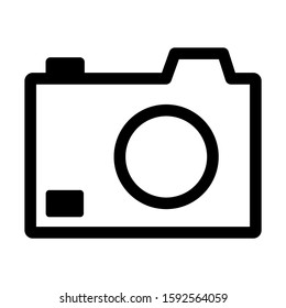camera icon isolated sign symbol vector illustration - high quality black style vector icons
