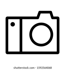 camera icon isolated sign symbol vector illustration - high quality black style vector icons
