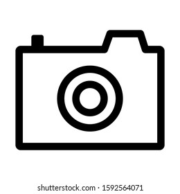 camera icon isolated sign symbol vector illustration - high quality black style vector icons
