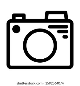 camera icon isolated sign symbol vector illustration - high quality black style vector icons
