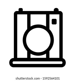 camera icon isolated sign symbol vector illustration - high quality black style vector icons
