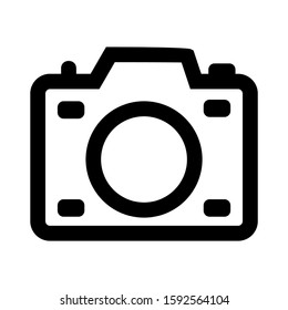 camera icon isolated sign symbol vector illustration - high quality black style vector icons
