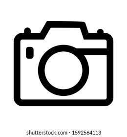 camera icon isolated sign symbol vector illustration - high quality black style vector icons
