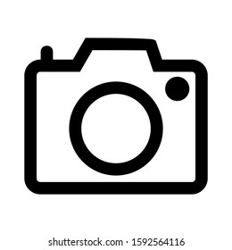 camera icon isolated sign symbol vector illustration - high quality black style vector icons
