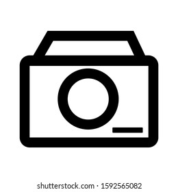 camera icon isolated sign symbol vector illustration - high quality black style vector icons
