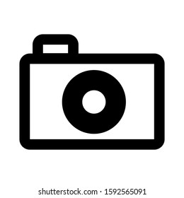 camera icon isolated sign symbol vector illustration - high quality black style vector icons
