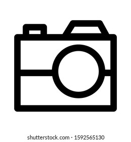 camera icon isolated sign symbol vector illustration - high quality black style vector icons
