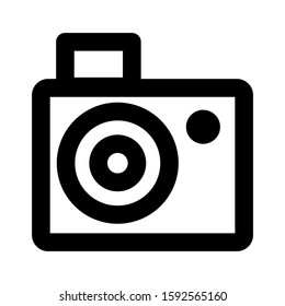 camera icon isolated sign symbol vector illustration - high quality black style vector icons
