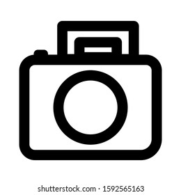 camera icon isolated sign symbol vector illustration - high quality black style vector icons
