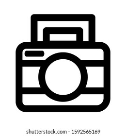 camera icon isolated sign symbol vector illustration - high quality black style vector icons
