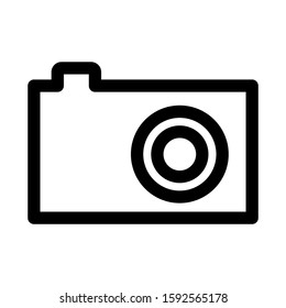 camera icon isolated sign symbol vector illustration - high quality black style vector icons
