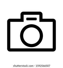 camera icon isolated sign symbol vector illustration - high quality black style vector icons
