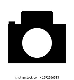 camera icon isolated sign symbol vector illustration - high quality black style vector icons
