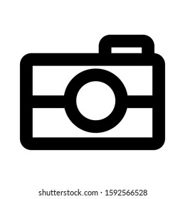 camera icon isolated sign symbol vector illustration - high quality black style vector icons
