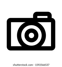 camera icon isolated sign symbol vector illustration - high quality black style vector icons
