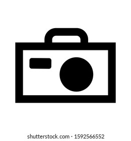 camera icon isolated sign symbol vector illustration - high quality black style vector icons
