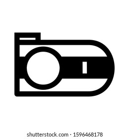 camera icon isolated sign symbol vector illustration - high quality black style vector icons
