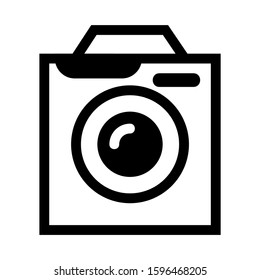 camera icon isolated sign symbol vector illustration - high quality black style vector icons
