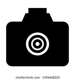 camera icon isolated sign symbol vector illustration - high quality black style vector icons
