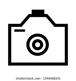 camera icon isolated sign symbol vector illustration - high quality black style vector icons
