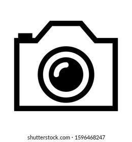 camera icon isolated sign symbol vector illustration - high quality black style vector icons
