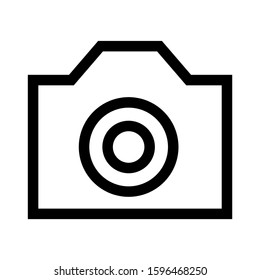 camera icon isolated sign symbol vector illustration - high quality black style vector icons
