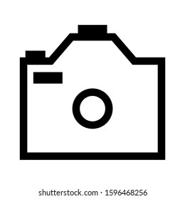 camera icon isolated sign symbol vector illustration - high quality black style vector icons
