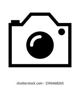 camera icon isolated sign symbol vector illustration - high quality black style vector icons
