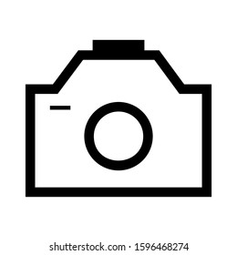camera icon isolated sign symbol vector illustration - high quality black style vector icons
