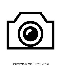 camera icon isolated sign symbol vector illustration - high quality black style vector icons

