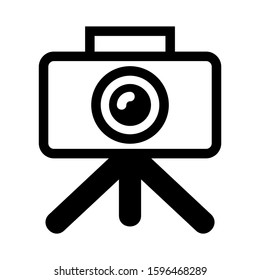 camera icon isolated sign symbol vector illustration - high quality black style vector icons
