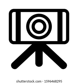 camera icon isolated sign symbol vector illustration - high quality black style vector icons
