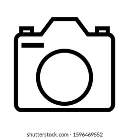 camera icon isolated sign symbol vector illustration - high quality black style vector icons
