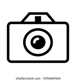 camera icon isolated sign symbol vector illustration - high quality black style vector icons
