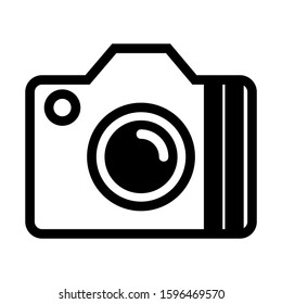 camera icon isolated sign symbol vector illustration - high quality black style vector icons
