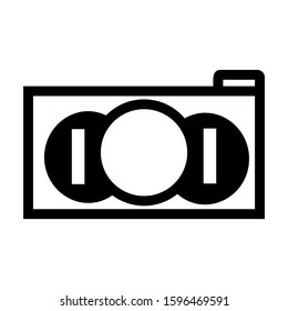 camera icon isolated sign symbol vector illustration - high quality black style vector icons
