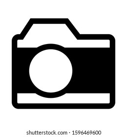 camera icon isolated sign symbol vector illustration - high quality black style vector icons
