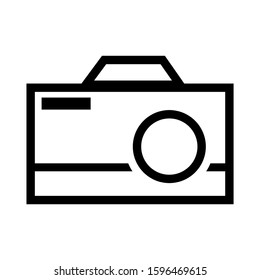 camera icon isolated sign symbol vector illustration - high quality black style vector icons
