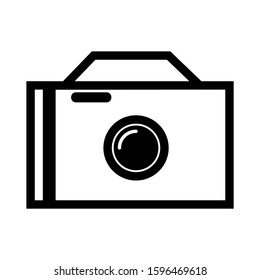 camera icon isolated sign symbol vector illustration - high quality black style vector icons
