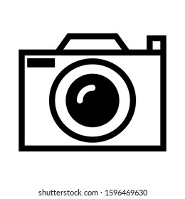 camera icon isolated sign symbol vector illustration - high quality black style vector icons
