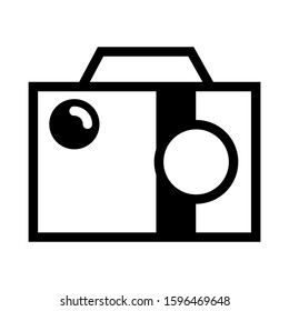 camera icon isolated sign symbol vector illustration - high quality black style vector icons
