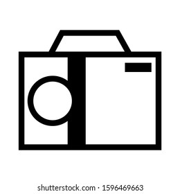 camera icon isolated sign symbol vector illustration - high quality black style vector icons
