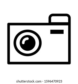 camera icon isolated sign symbol vector illustration - high quality black style vector icons
