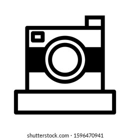 camera icon isolated sign symbol vector illustration - high quality black style vector icons
